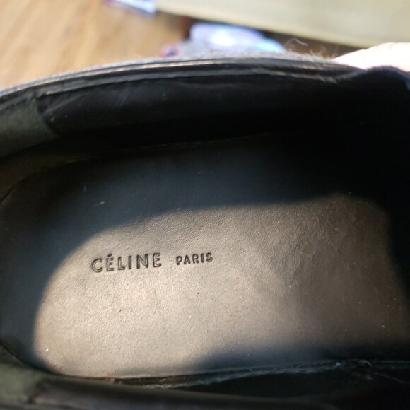 Celine Wool Sneaker Slip On Gray Flat 38.5 US 8 Minimalist Comfort Quiet Luxury - Picture 8 of 9